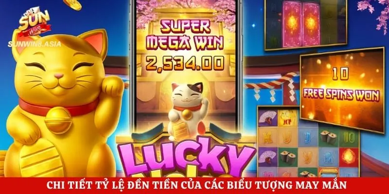 Nổ Hũ Mèo Chiêu Tài Sunwin - Bí Quyết Săn Hũ Tiền Tỷ Dễ Dàng 3 Chi tiết tỷ lệ đền tiền của các biểu tượng may mắn