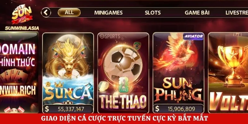 Sunwin Link Vào Trang Chủ Sun Win Mobile +206K Chính Thức 7 Giao diện cá cược trực tuyến cực kỳ bắt mắt