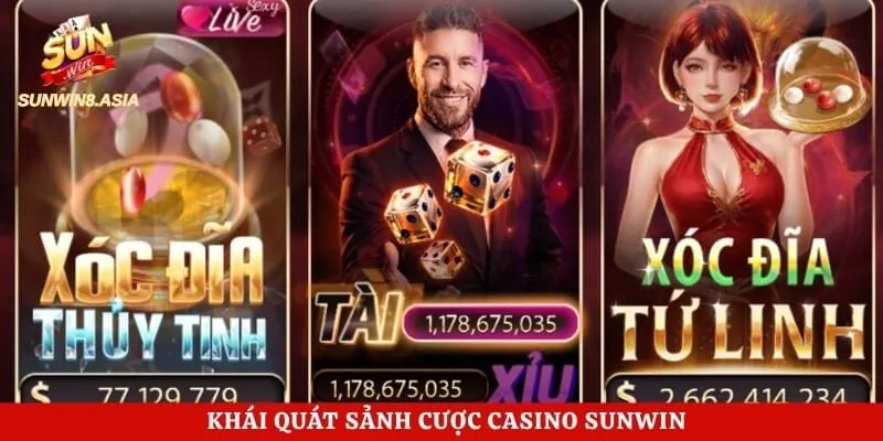 Khái quát sảnh cược casino Sunwin