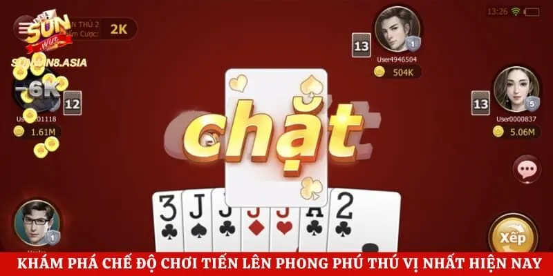 Tiến Lên Sunwin - Trải Nghiệm Đánh Bài Hấp Dẫn Mỗi Ngày 5 Khám phá chế độ chơi tiến lên phong phú thú vị nhất hiện nay