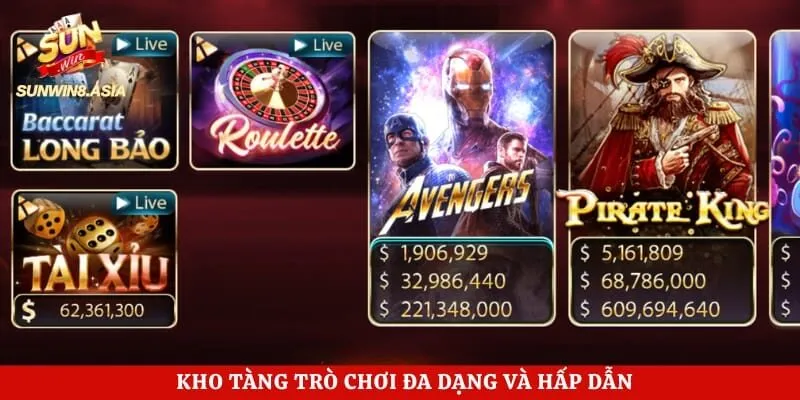 Sunwin Link Vào Trang Chủ Sun Win Mobile +206K Chính Thức 9 Kho tàng trò chơi đa dạng và hấp dẫn