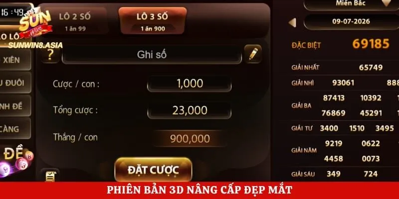 Phiên bản 3D nâng cấp đẹp mắt