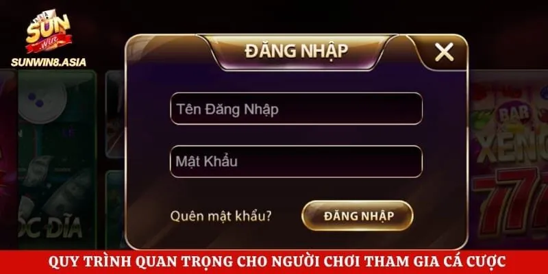 Đăng Nhập Sunwin Nhanh Chóng Và An Toàn Cho Thành Viên 2 Quy trình quan trọng cho người chơi tham gia cá cược