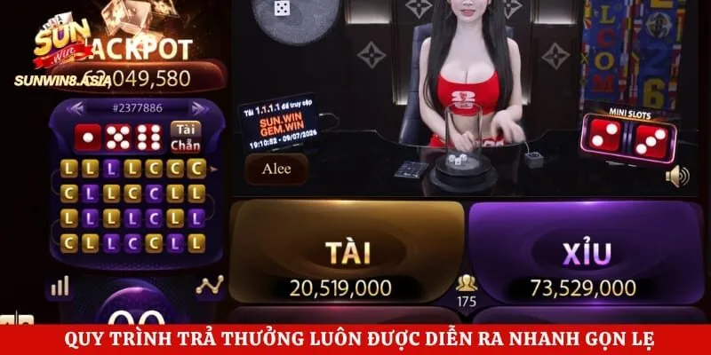 Tài Xỉu Online Sunwin - Bí Quyết Dự Đoán Chính Xác 5 Quy trình trả thưởng luôn được diễn ra nhanh gọn lẹ