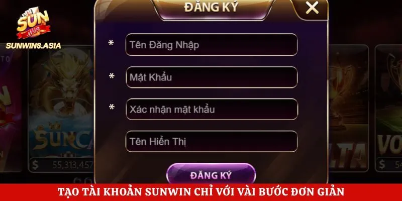 Sunwin Link Vào Trang Chủ Sun Win Mobile +206K Chính Thức 11 tao tai khoan sunwin chi voi vai buoc don gian